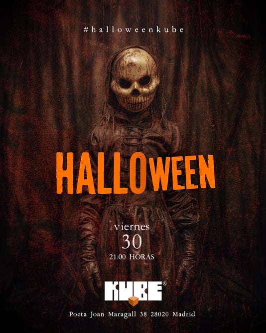 Cartel de HALLOWEEN en Kube