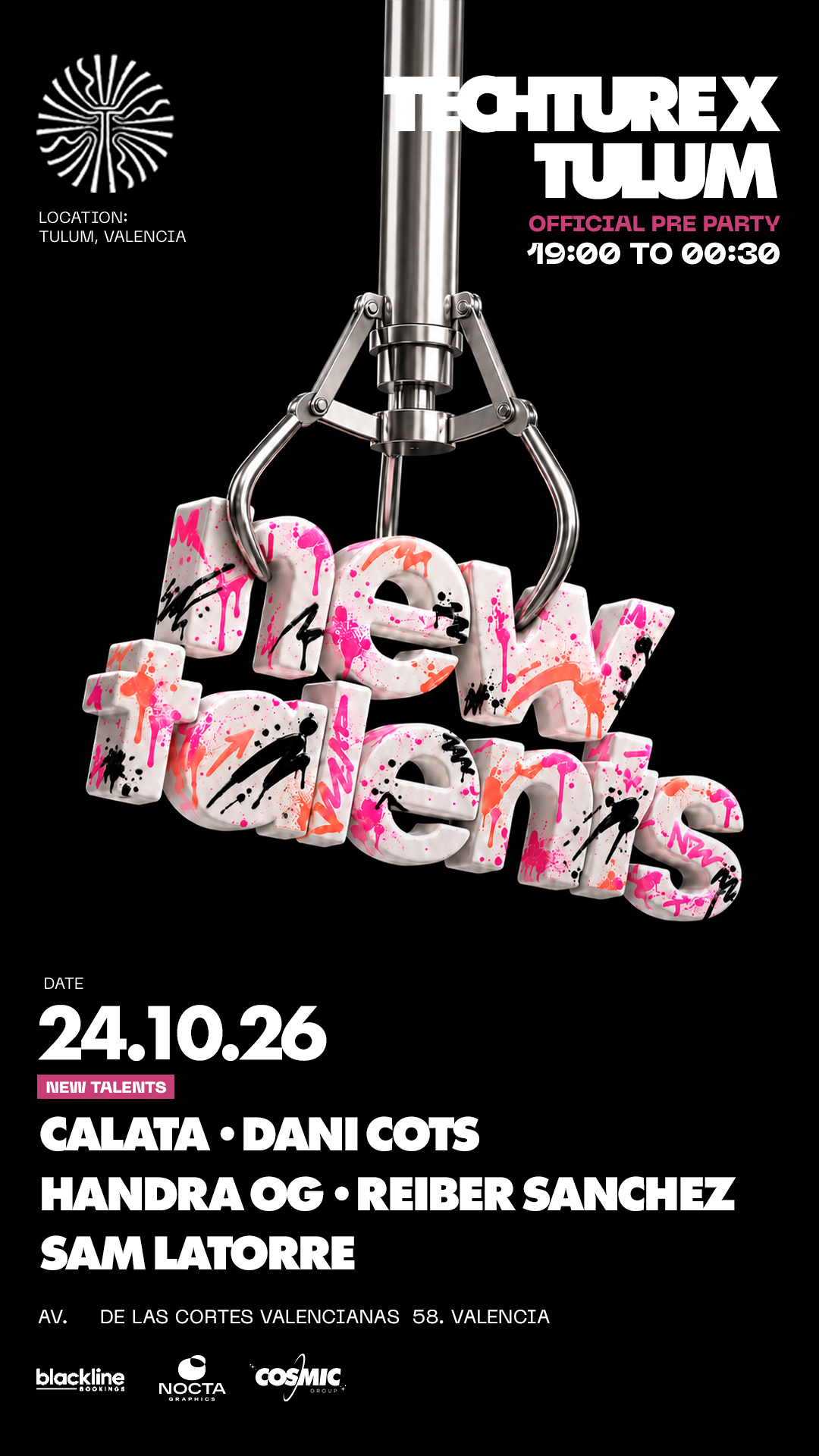 NUEVOS TALENTOS by TECHTURE | Pre Party Vidaloca | Sala 2