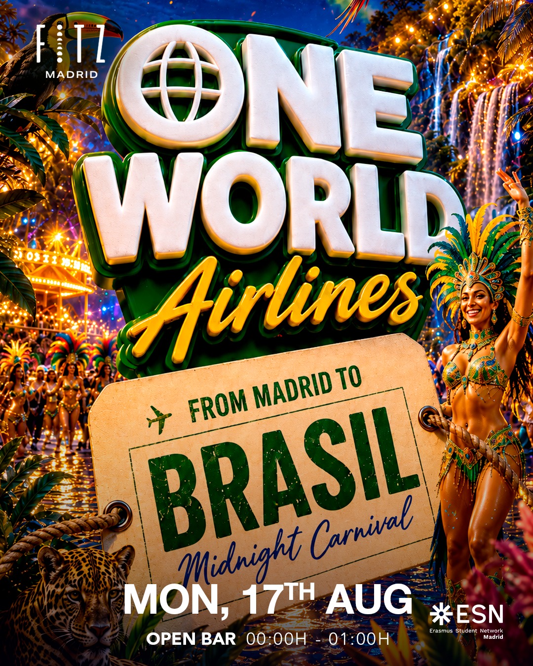 FITZ x One World by ESN - Brasilian midnight carnival