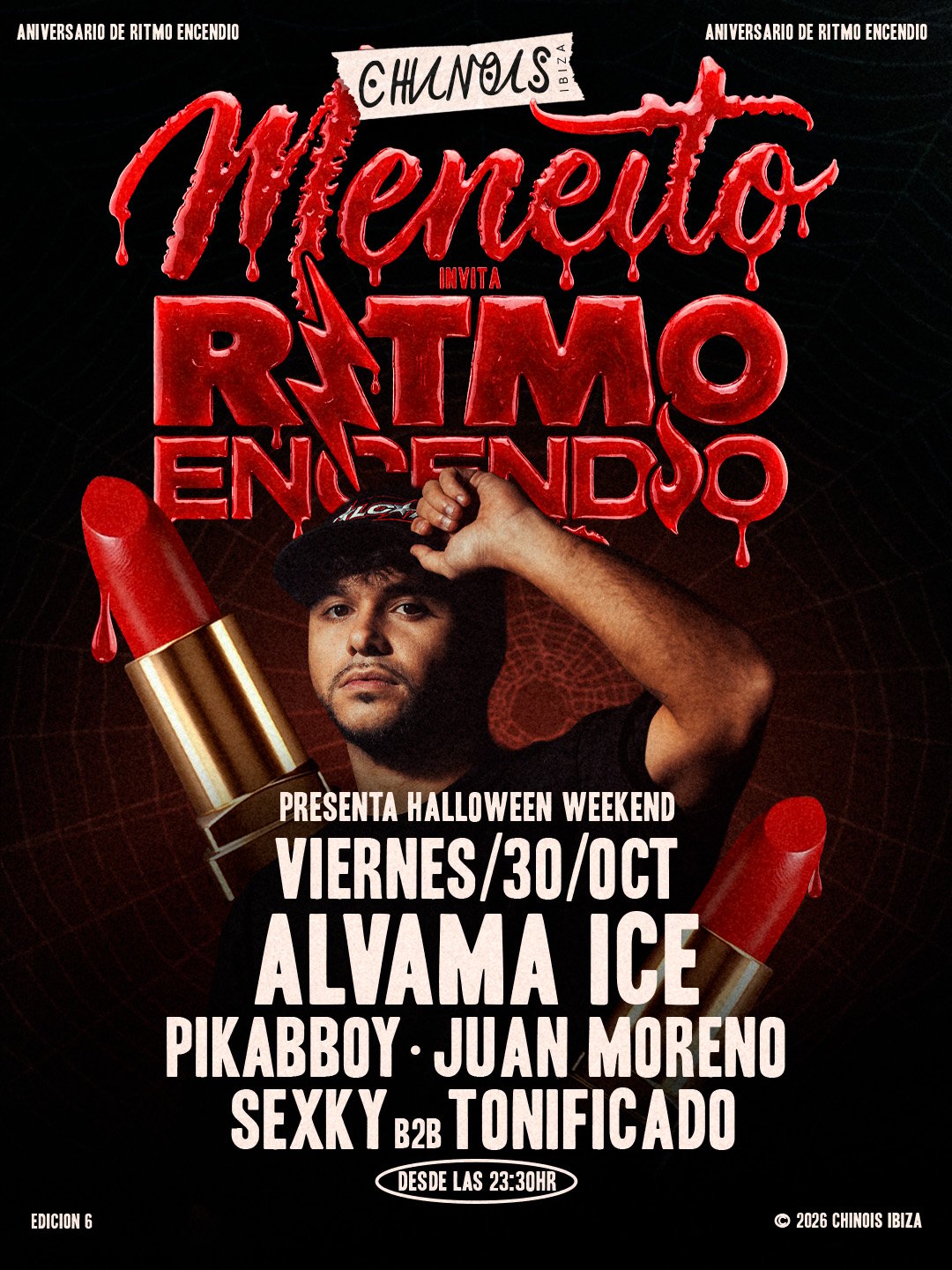 Chinois Meneito: Alvama Ice, Pikabboy, Juan Moreno, Sexky b2b Tonificado