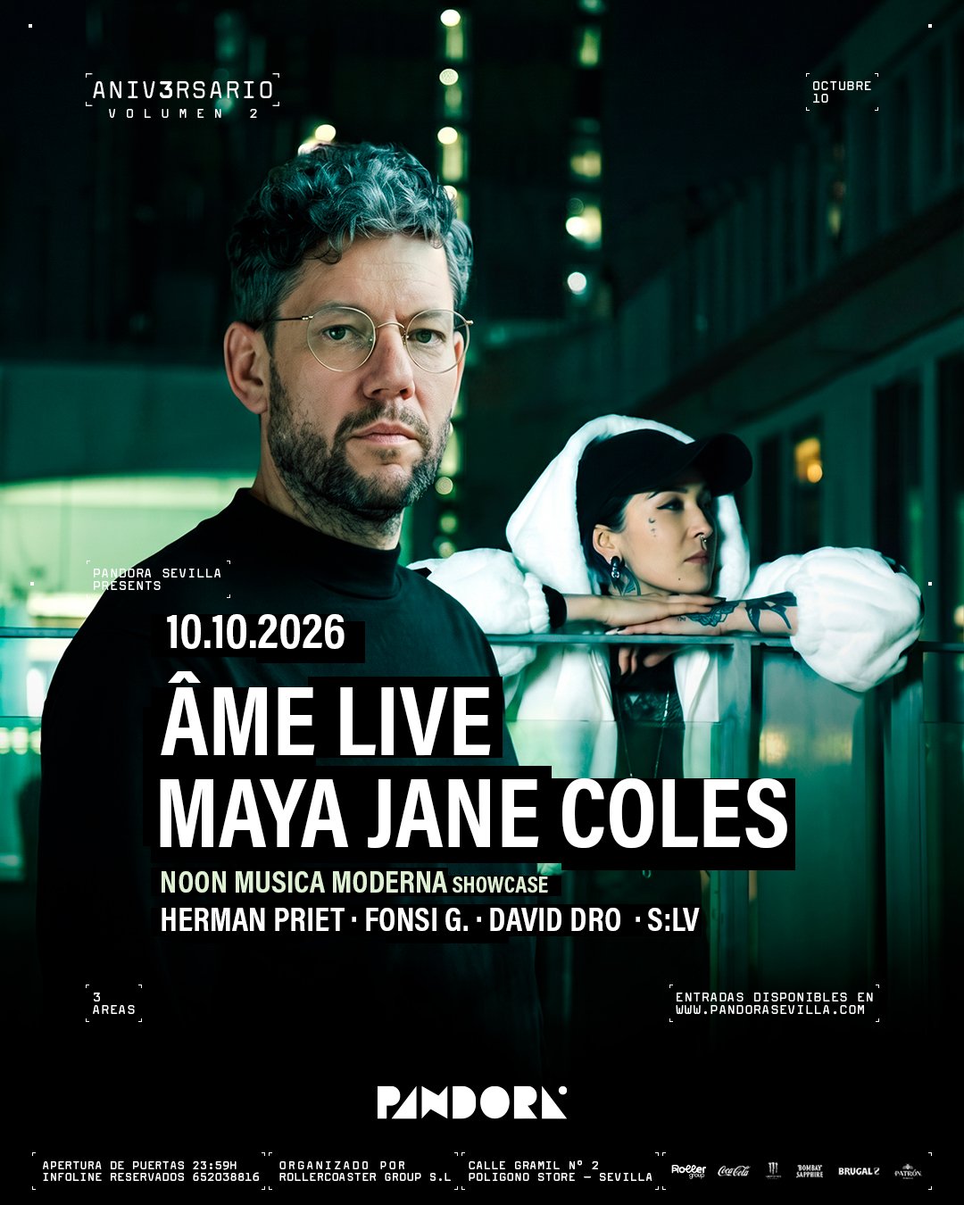 Pandora III Aniversario vol.2 w/ Âme Live y Maya Jane Coles