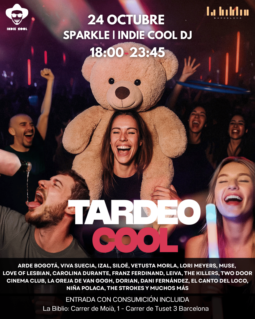 Tardeo Cool - La Biblio - 24 Octubre