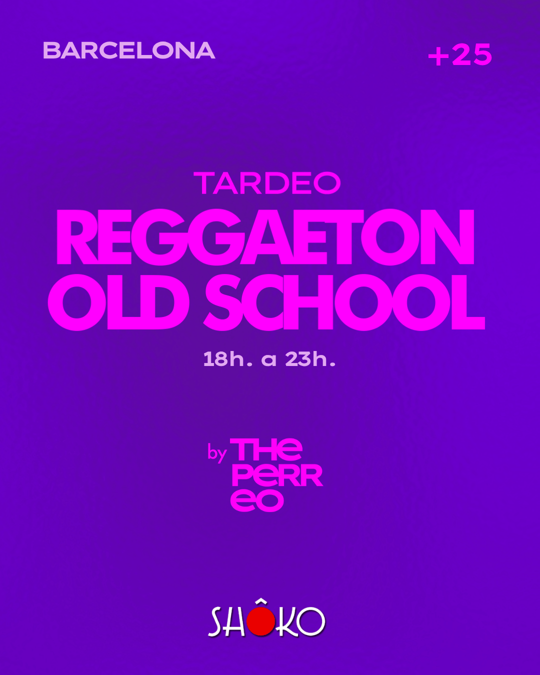 Bild zu Barcelona Tardeo ThePerreo in Shôko Barcelona Lounge Club.