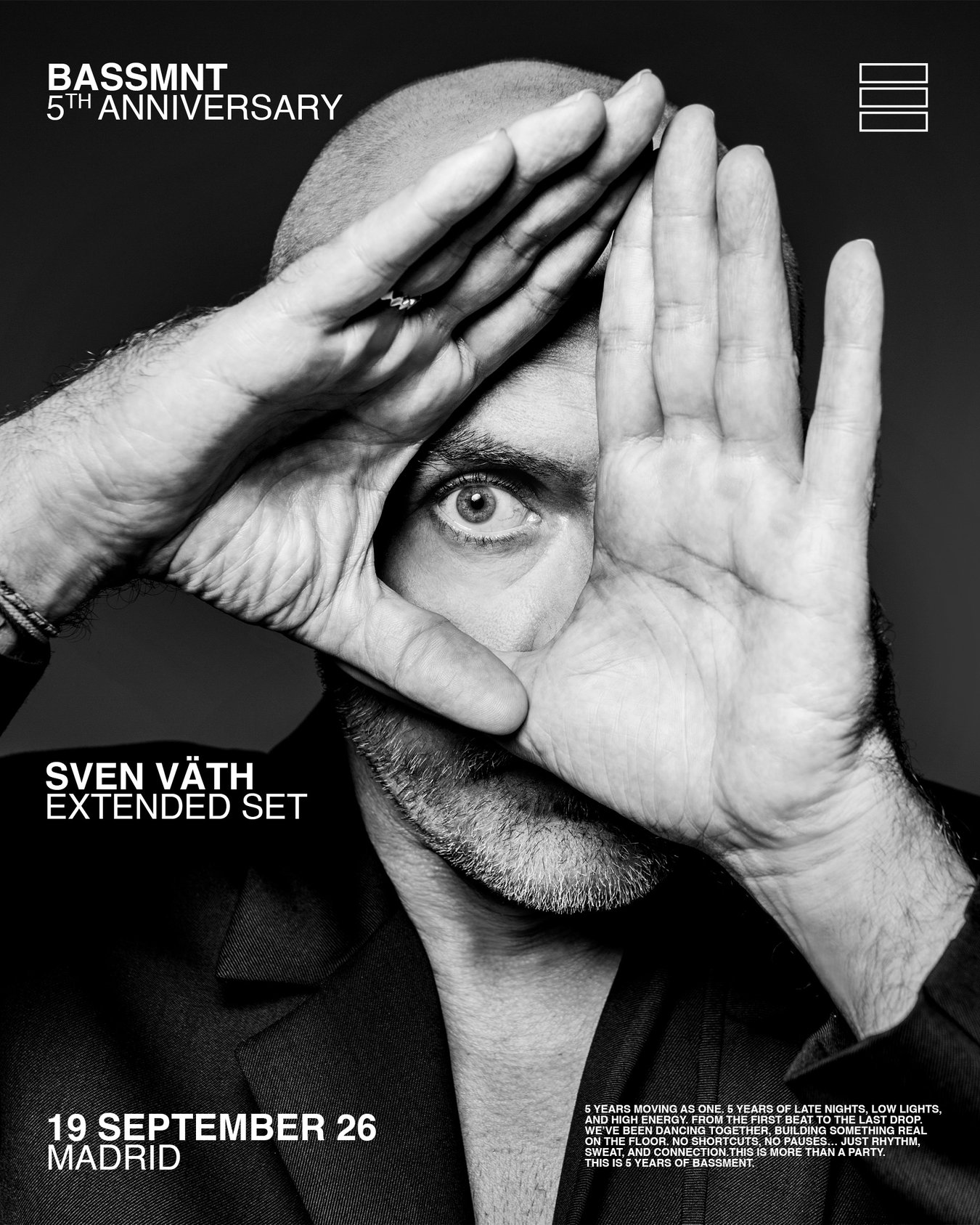 Bassmnt Club Presents Sven Väth – V Anniversary I