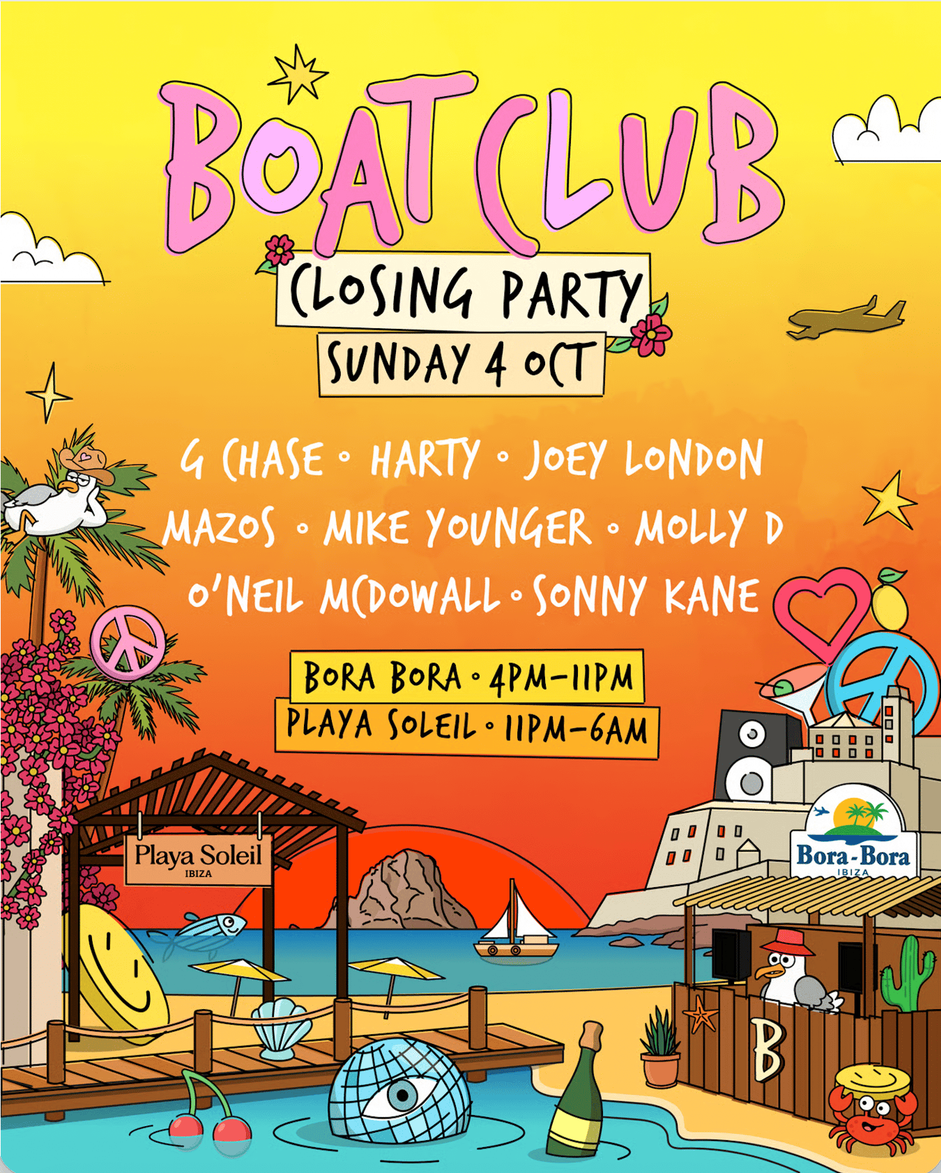VIP TABLES | BOAT CLUB