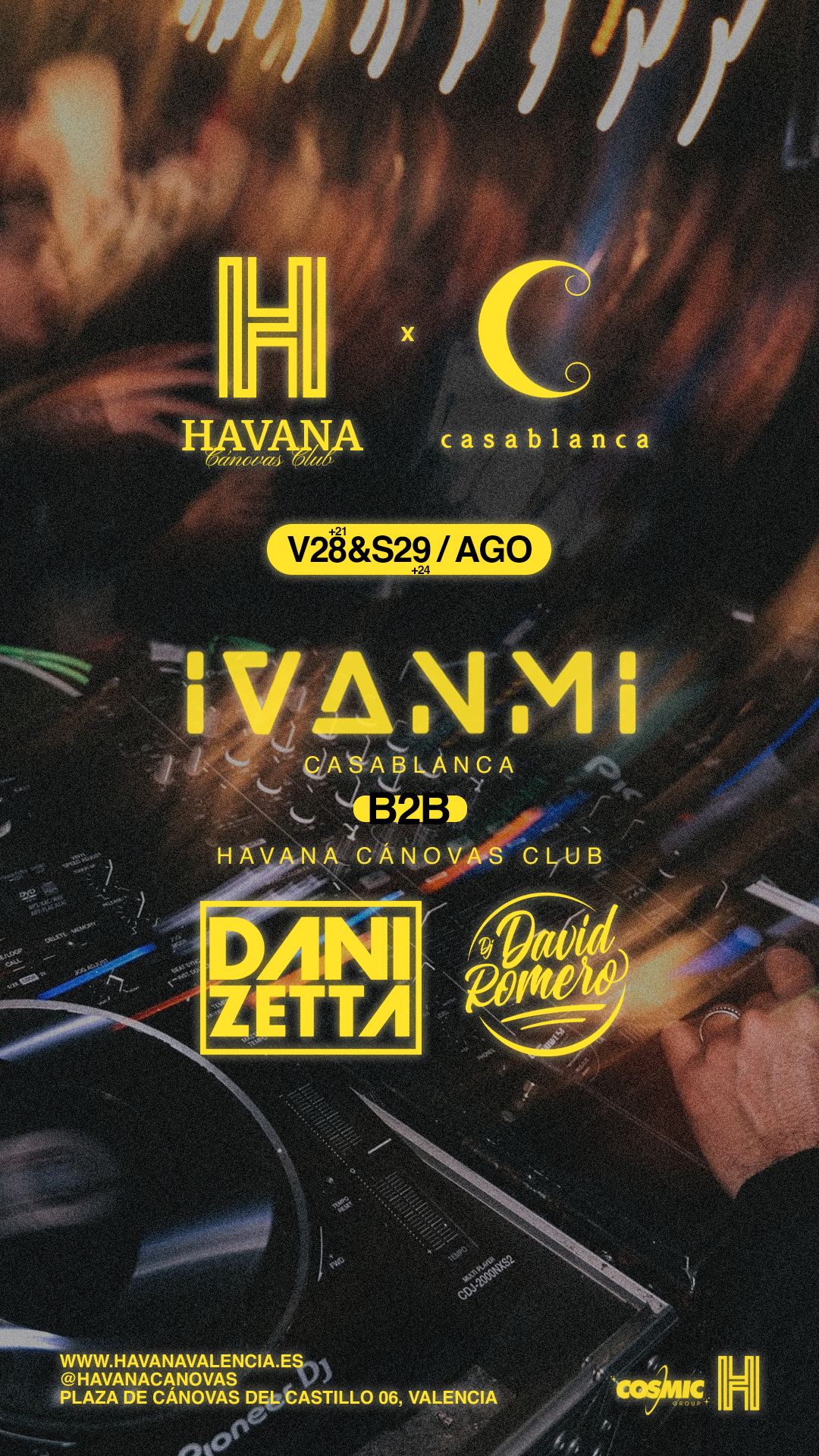 B2B HAVANA x CASABLANCA - SABADO NOCHE