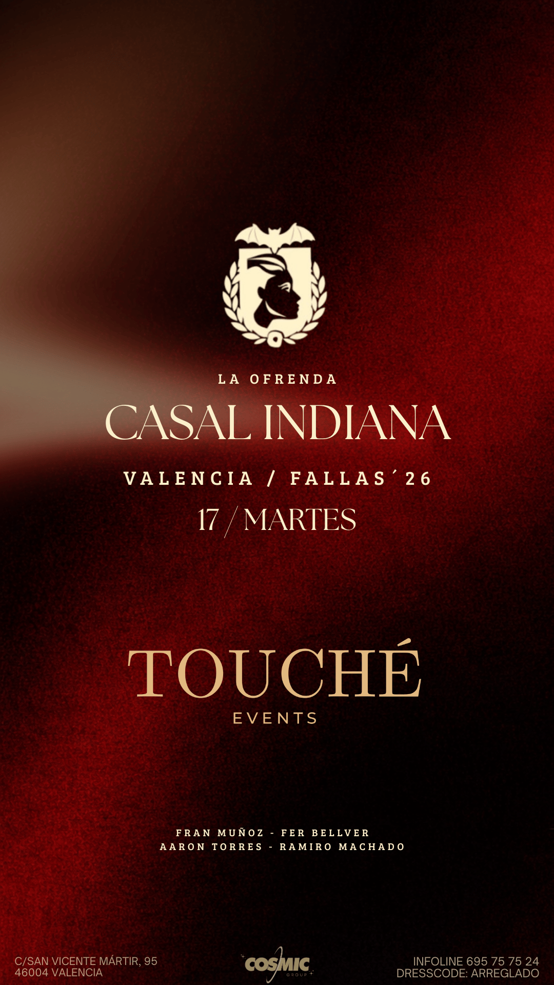 CASAL FALLERO EN INDIANA x TOUCHÉ