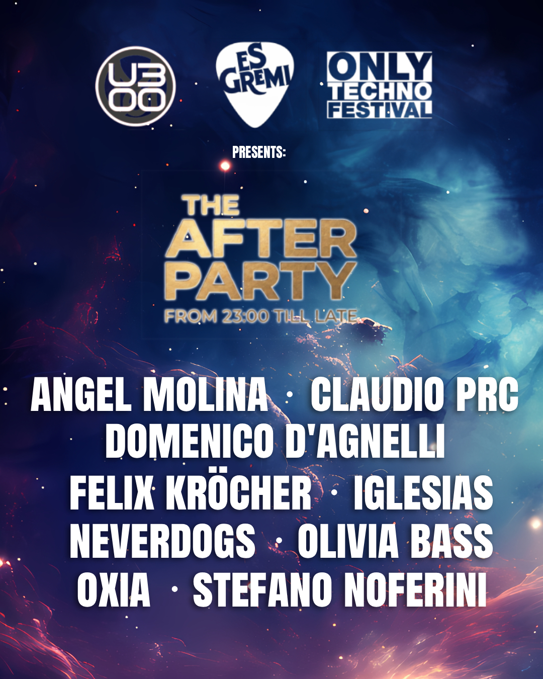 THE AFTER PARTY 19.09.2026 ONLY TECHNO FESTIVAL AFTERSHOW