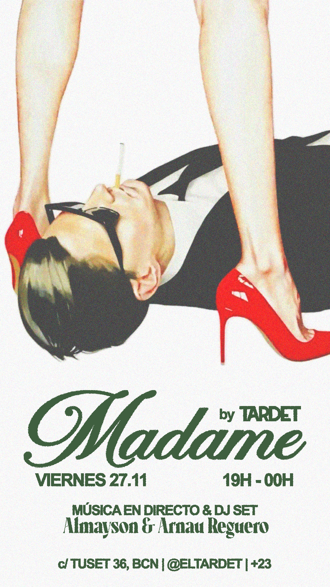 Image for VIERNES - TARDET en MADAME Tuset at MADAME TUSET.