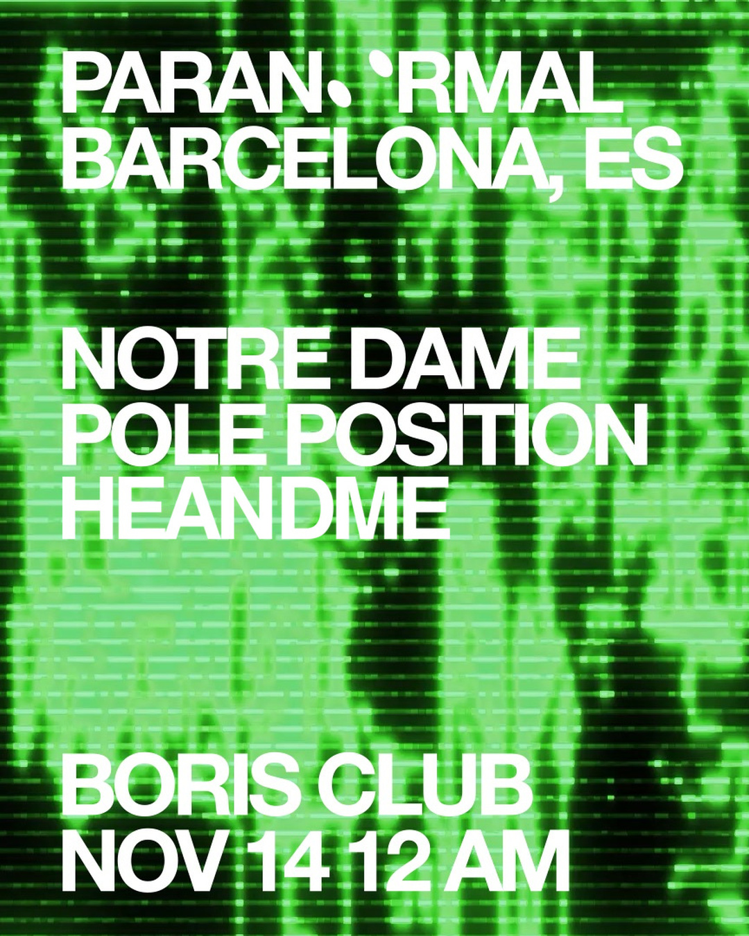 14.11 Notre Dame presents PARANORMAL