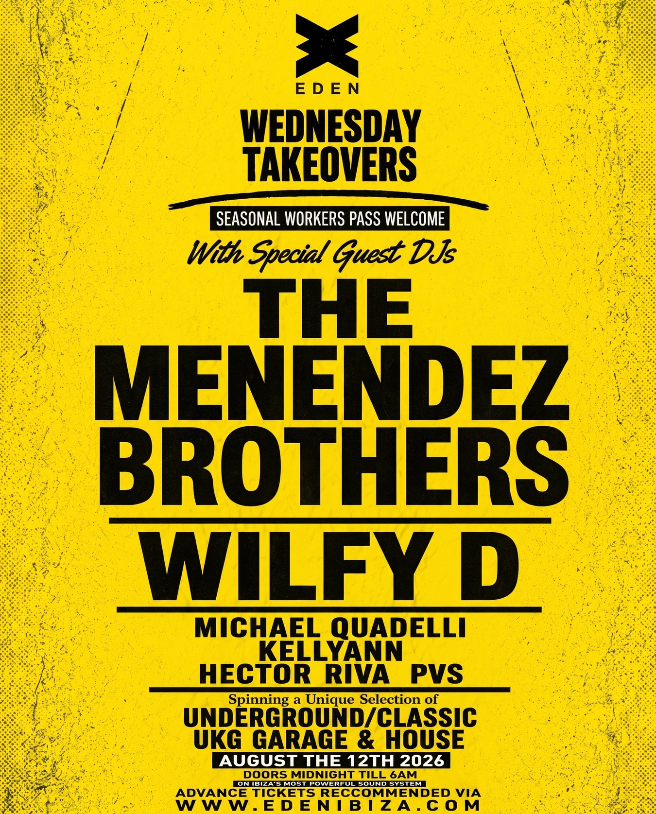 Eden — THE MENENDEZ BROTHERS - WEDNESDAY UKG TAKEOVERS