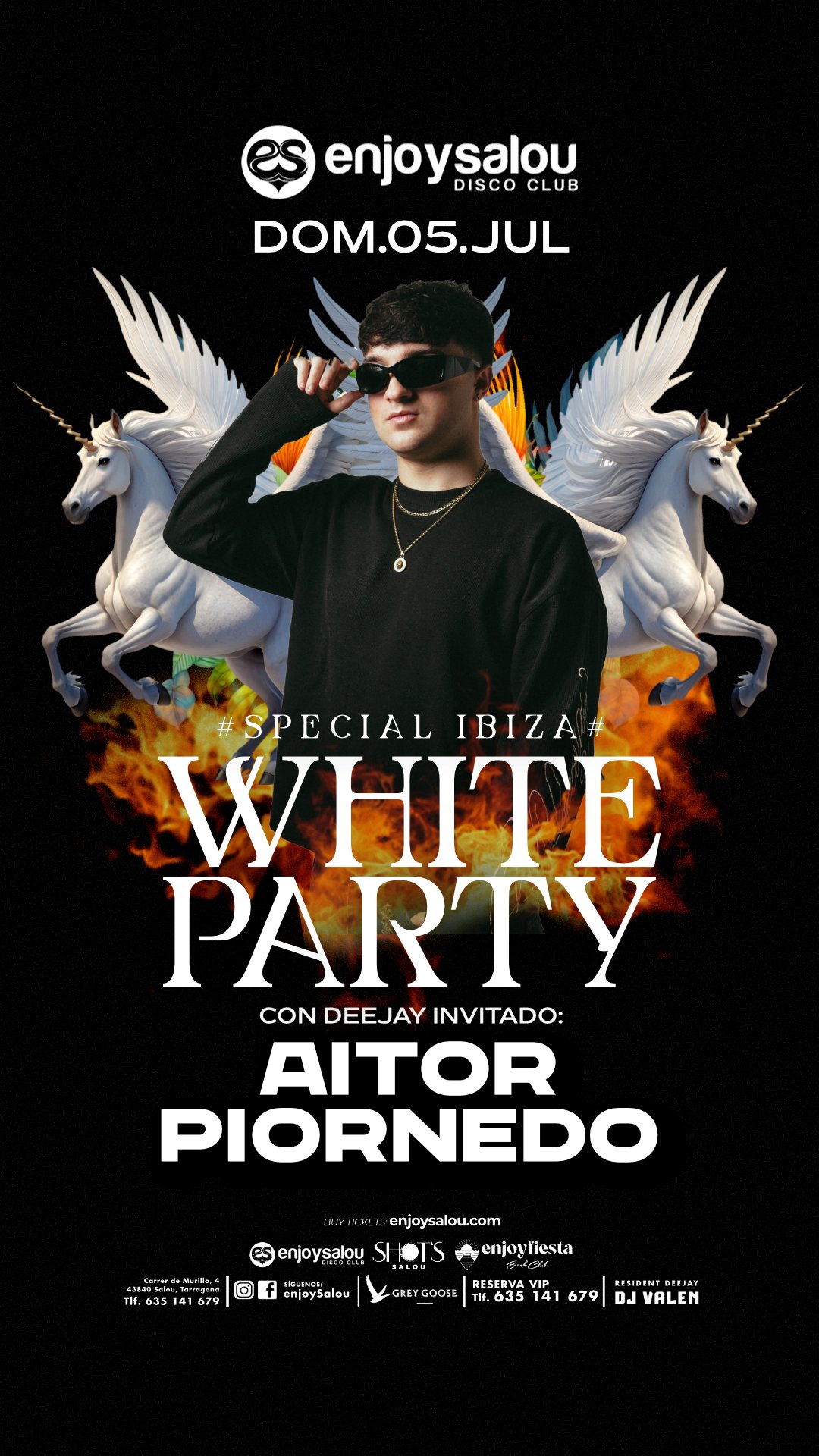 IBIZA WHITE PARTY con DJ Aitor Piornedo