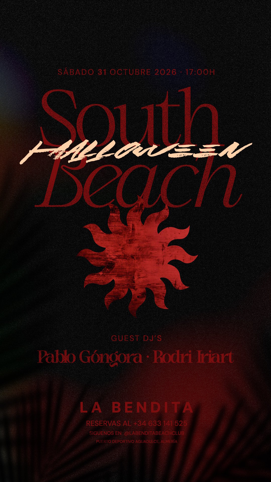Cartel de SOUTH BEACH - ESPECIAL HALLOWEEN