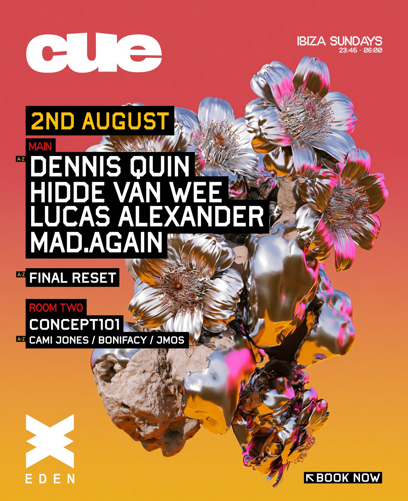 Eden CUE IBIZA - WEEK 6: 02/08