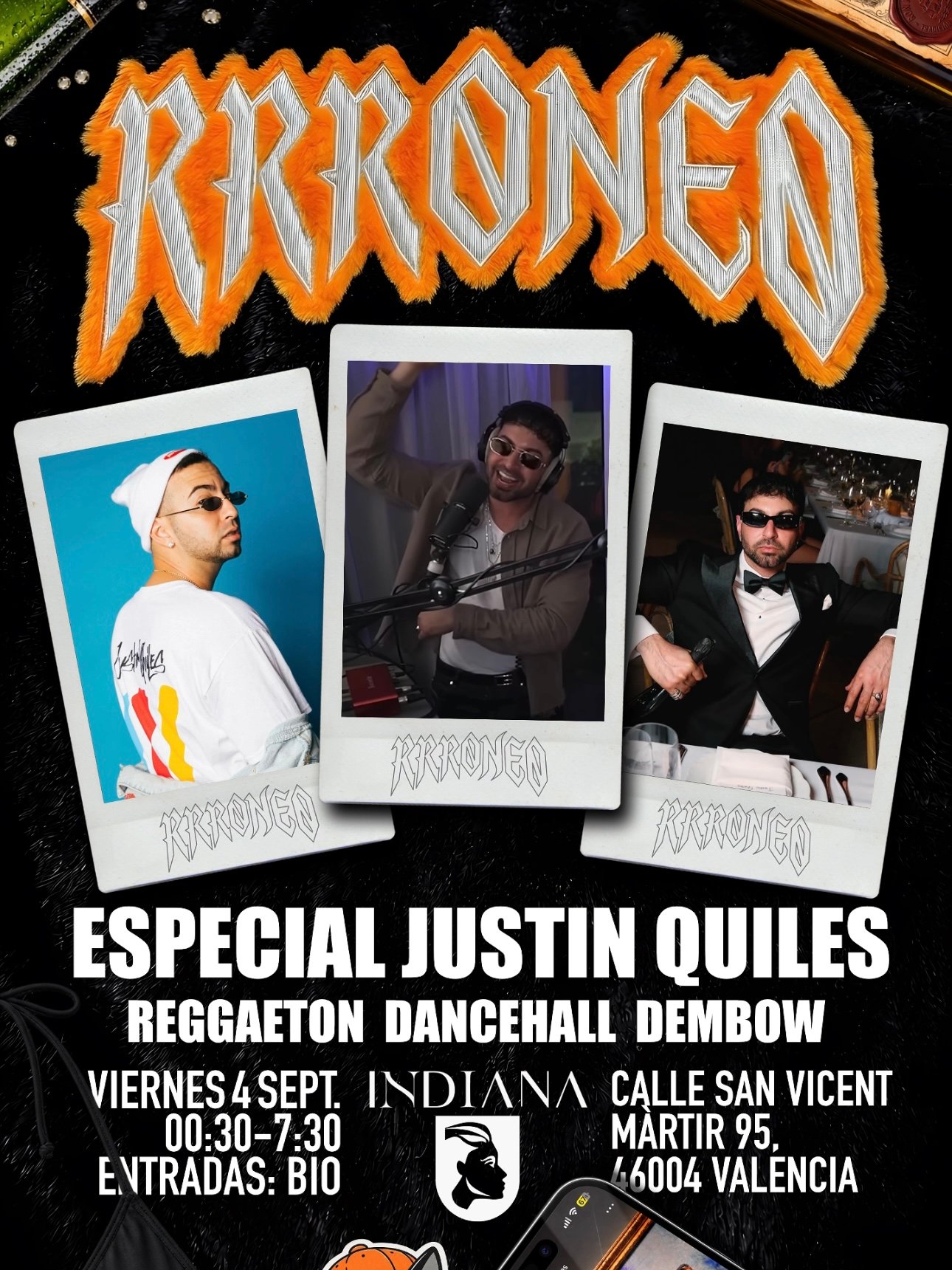 RRRONEO ESPECIAL JUSTIN QUILES | STUDIO ROOM
