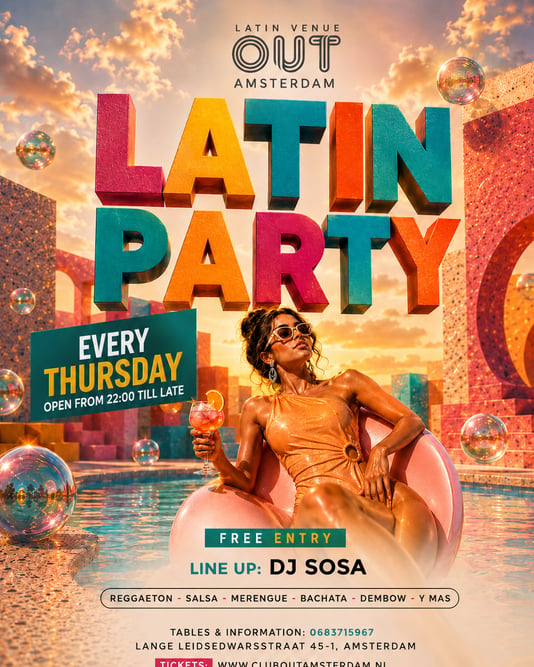 Latin Party in Out, Amsterdam