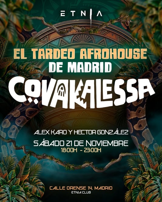 Tardeo AFROHOUSE COVAKALESSA poster