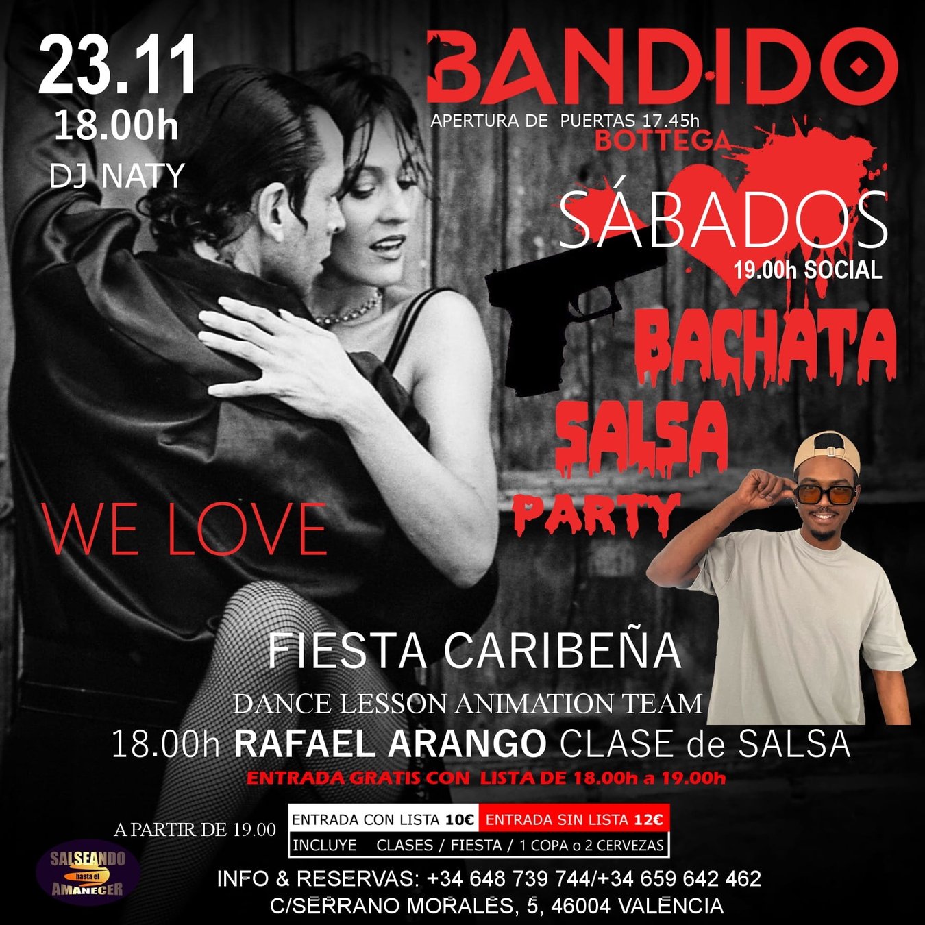 Sábado SALSA&BACHATA