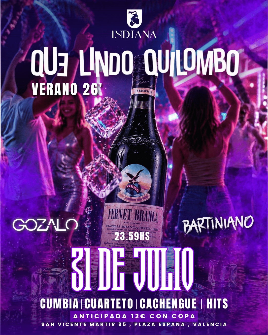 QUE LINDO QUILOMBO - ARGENTINOS