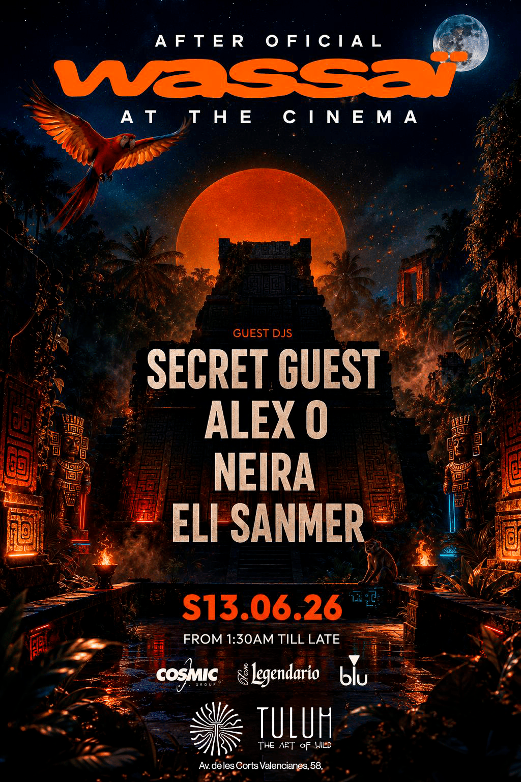 POST PARTY WASSAI | SECRET GUEST (ROOM 2) | SÁBADO TULUM