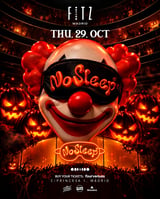 Cartel de No Sleep X Fitz