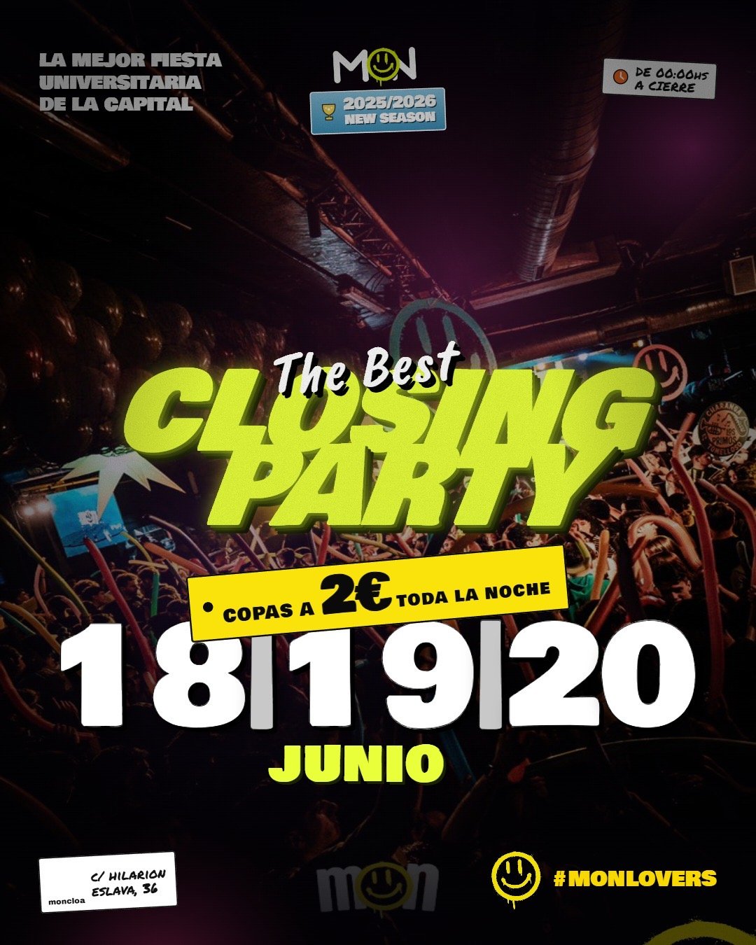 VIERNES MON: COPAS A 2€