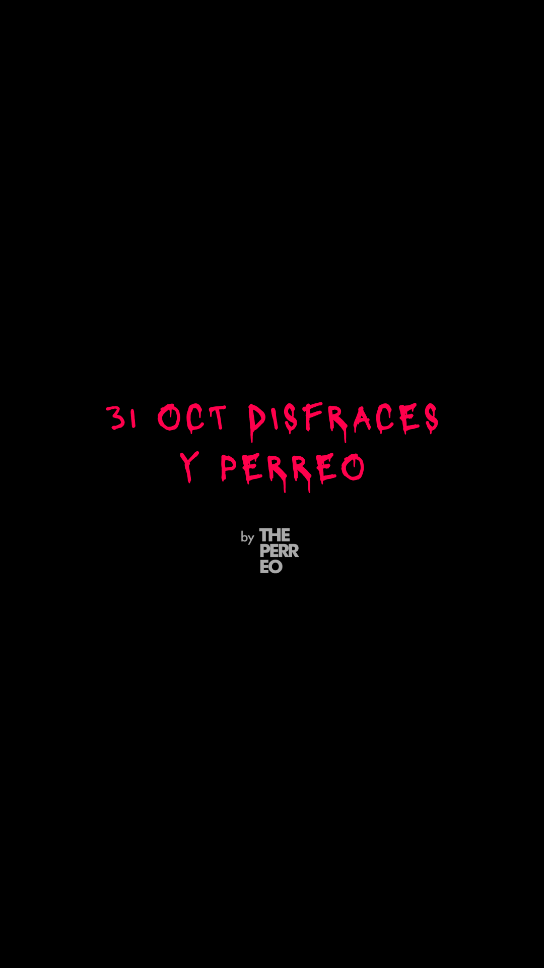 The Perreo MADRID - 31 octubre- Tardeo reggaeton old school