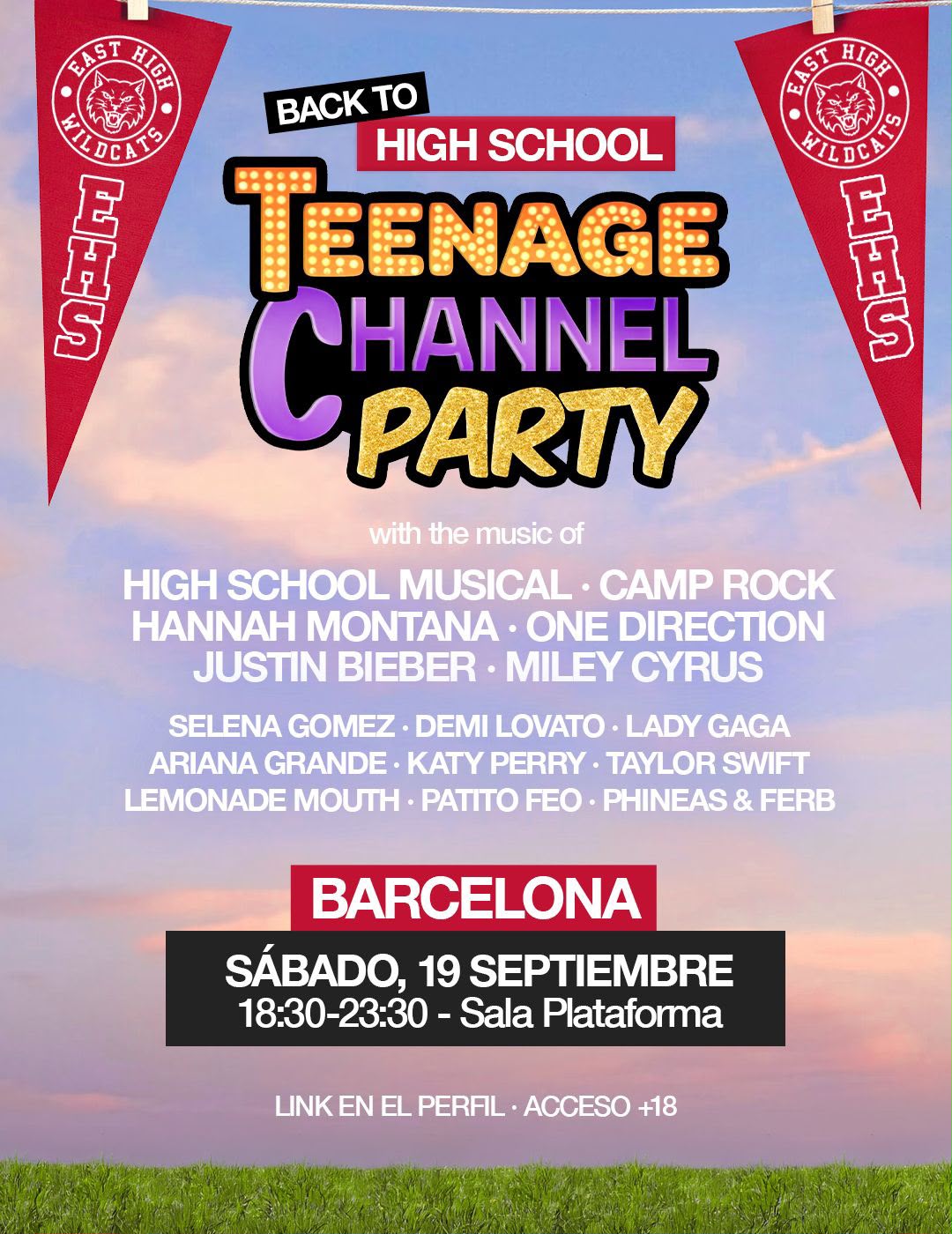 TEENAGE CHANNEL PARTY : BACK TO SCHOOL EDITION (TARDE)