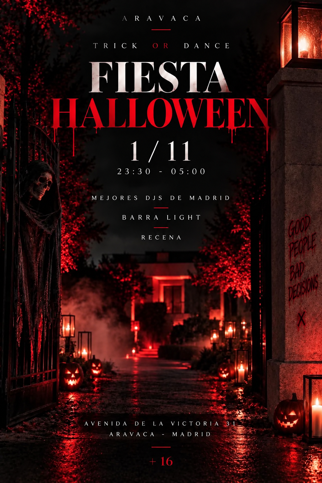 Cartel de Halloween +16