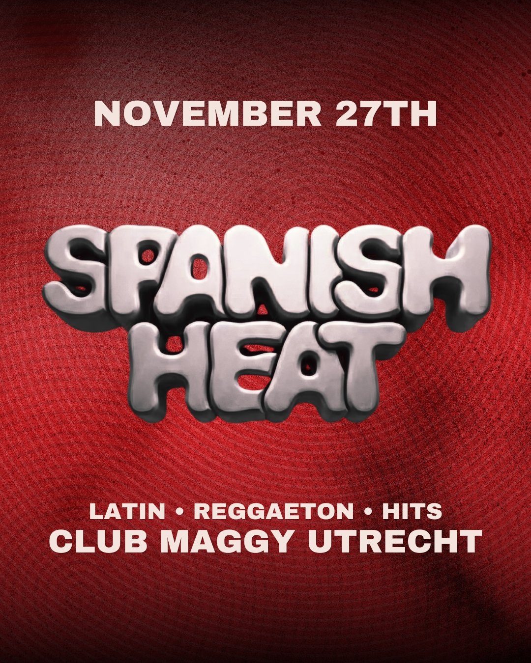 Spanish Heat Utrecht · Fri 27 Nov