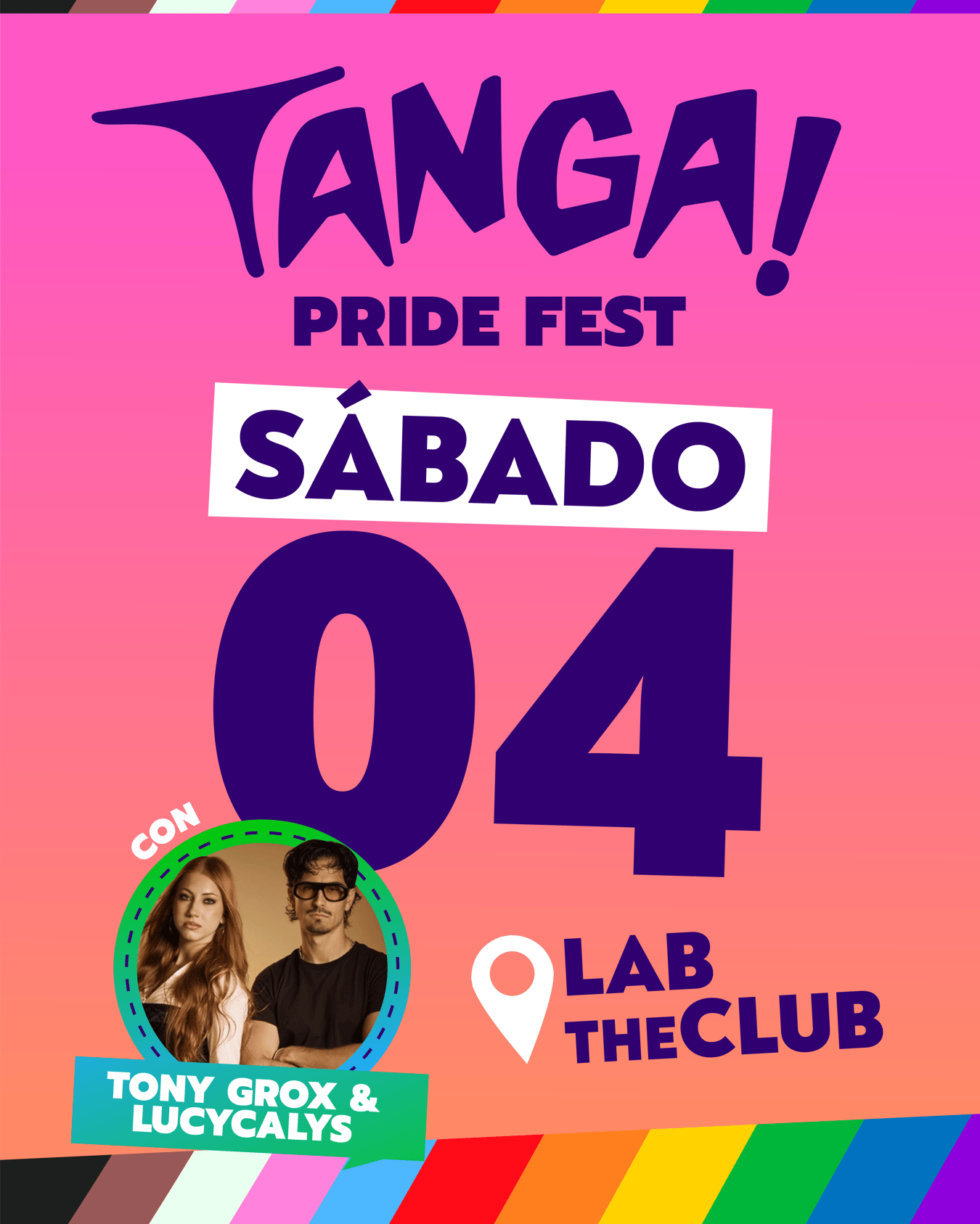 TANGA! PRIDE FEST en LAB theCLUB con Tony Grox & LUCYCALYS