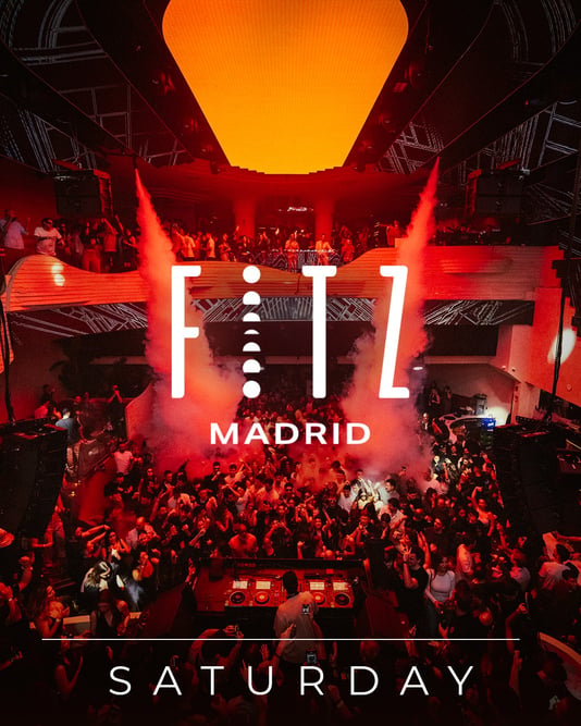 Cartel de Sábado FITZ en Fitz Madrid