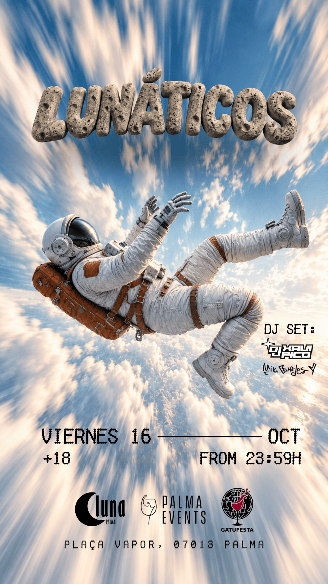 Lunáticos By Palma Events & Gatufiestas – Luna