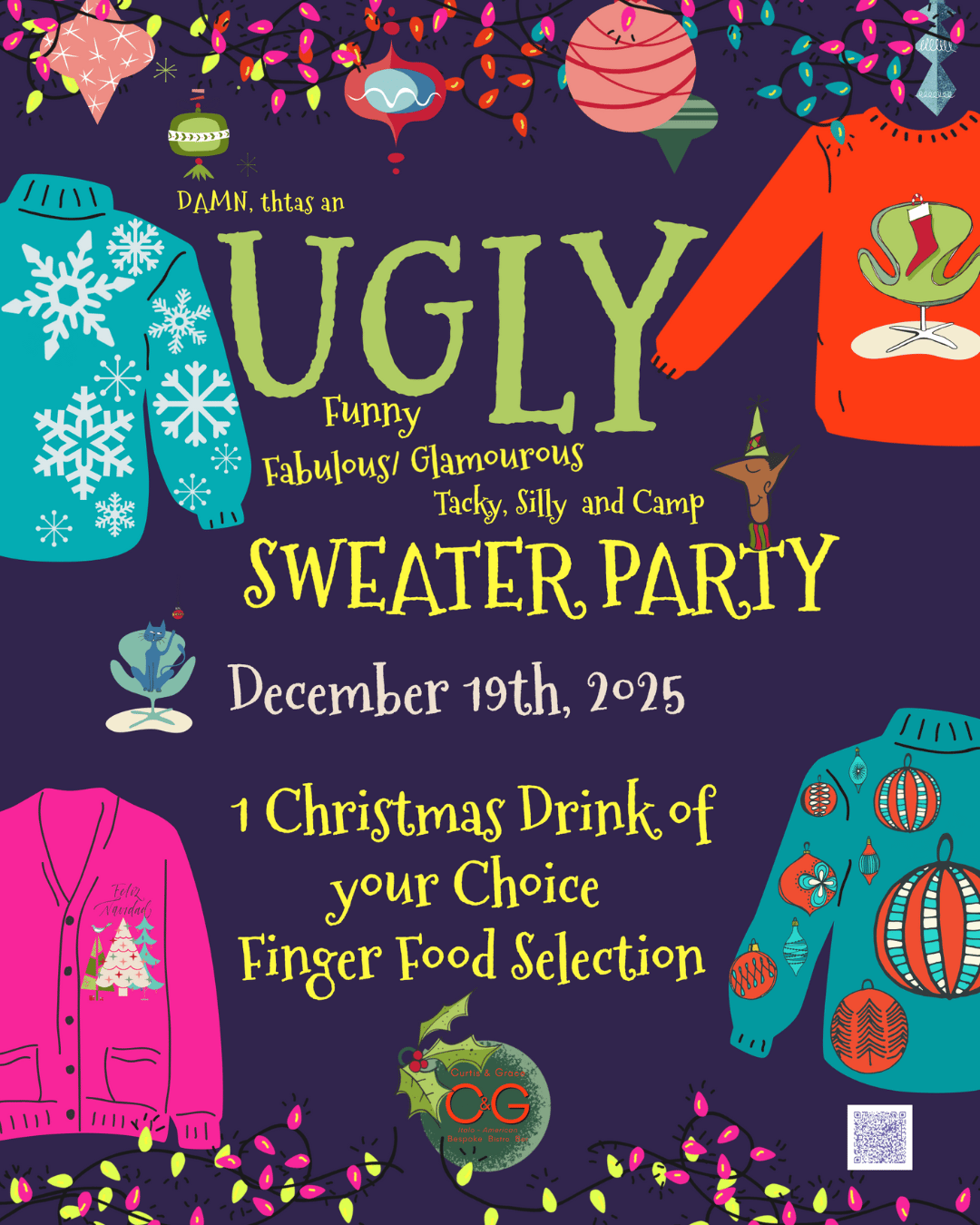 Ugly Sweater Xmas Party