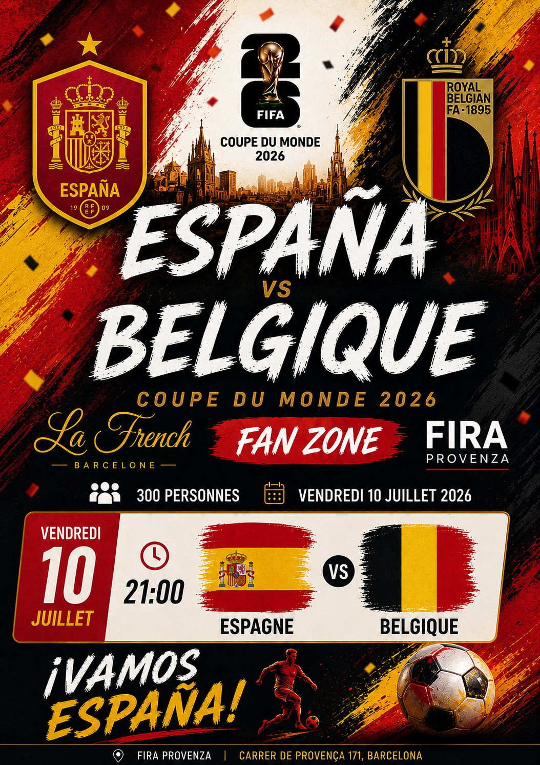 España - Bélgica FAN ZONE