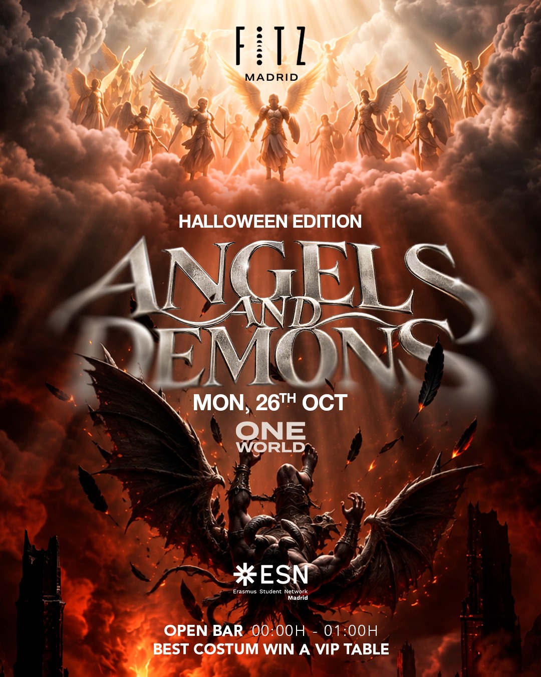 ANGELS & DEMONS x One World by ESN - Halloween edition