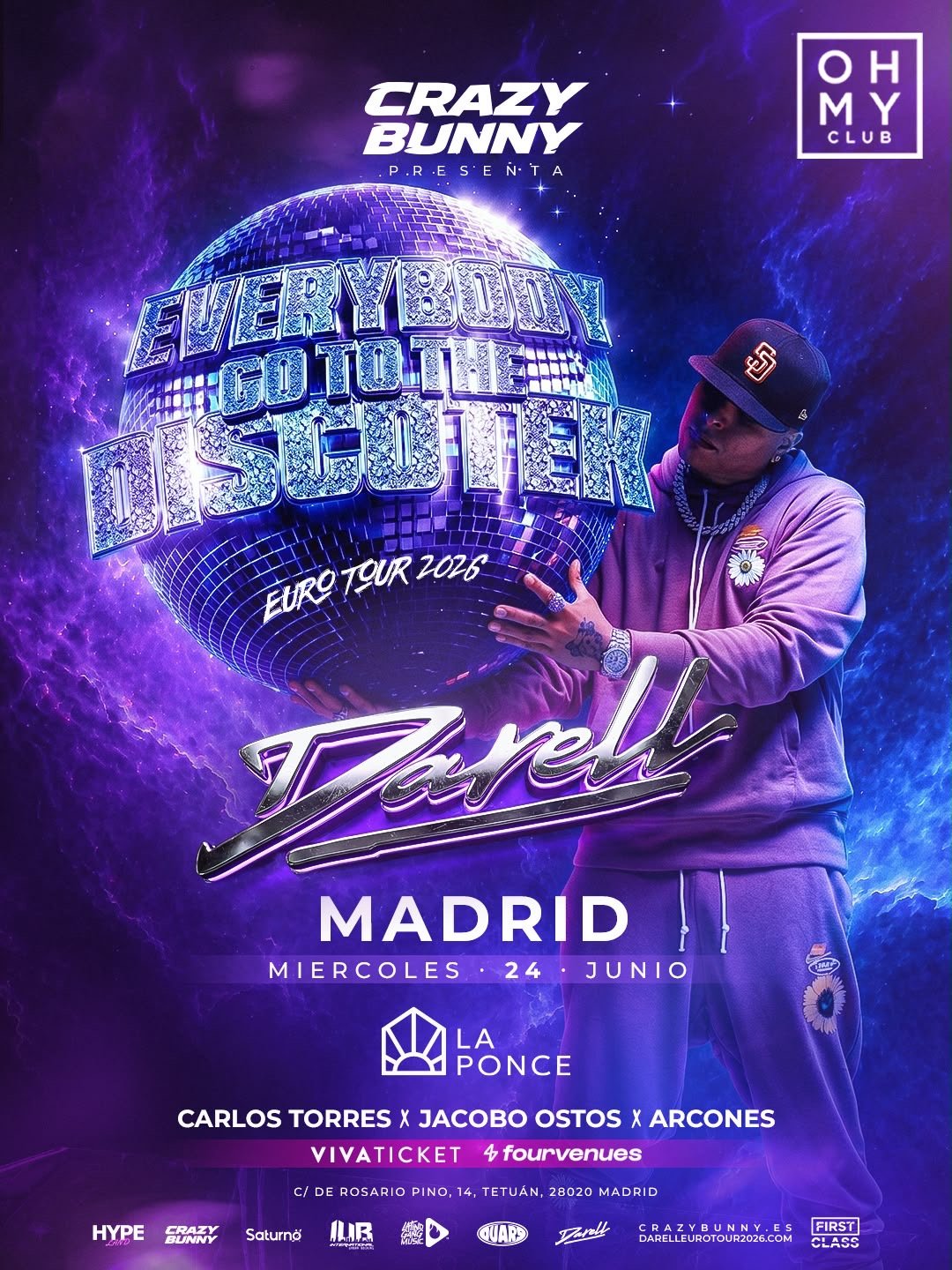 Miércoles en Oh My Club