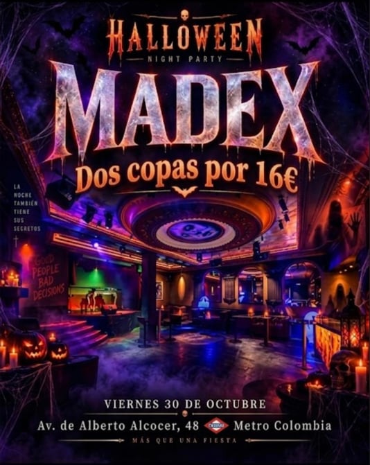 Cartel de Halloween MADEX 👻 [2x16] en Mamaø Club