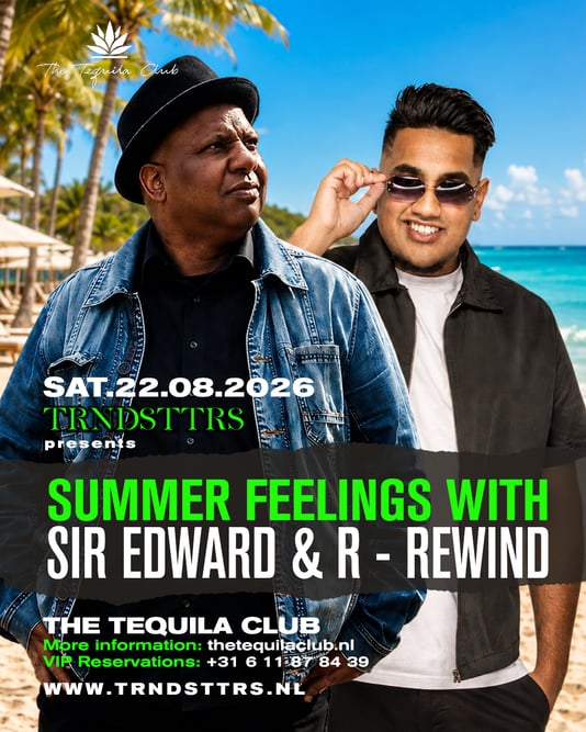 TRNDSTTRS presents Sir Edward & R-Rewind in The Tequila Club, Amsterdam
