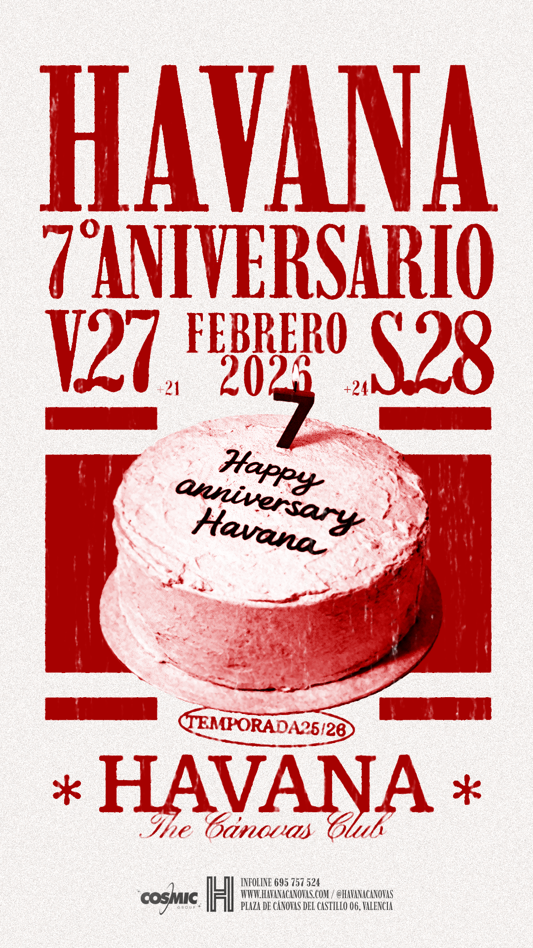 7º ANIVERSARY CLUB - VIERNES NOCHE