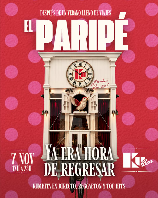 PARIPÉ x KU Barcelona💃OPENING SABADOS