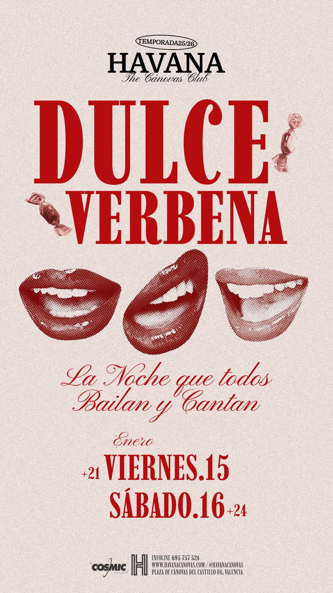 DULCE VERBENA | SABADO NOCHE
