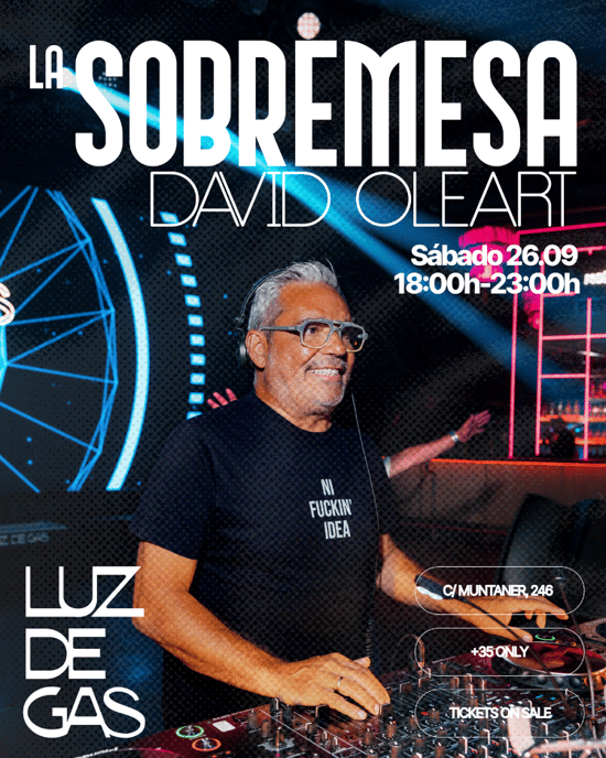 Bild zu LA SOBREMESA | DAVID OLEART & ALBERTO TAPIA in Luz de Gas.