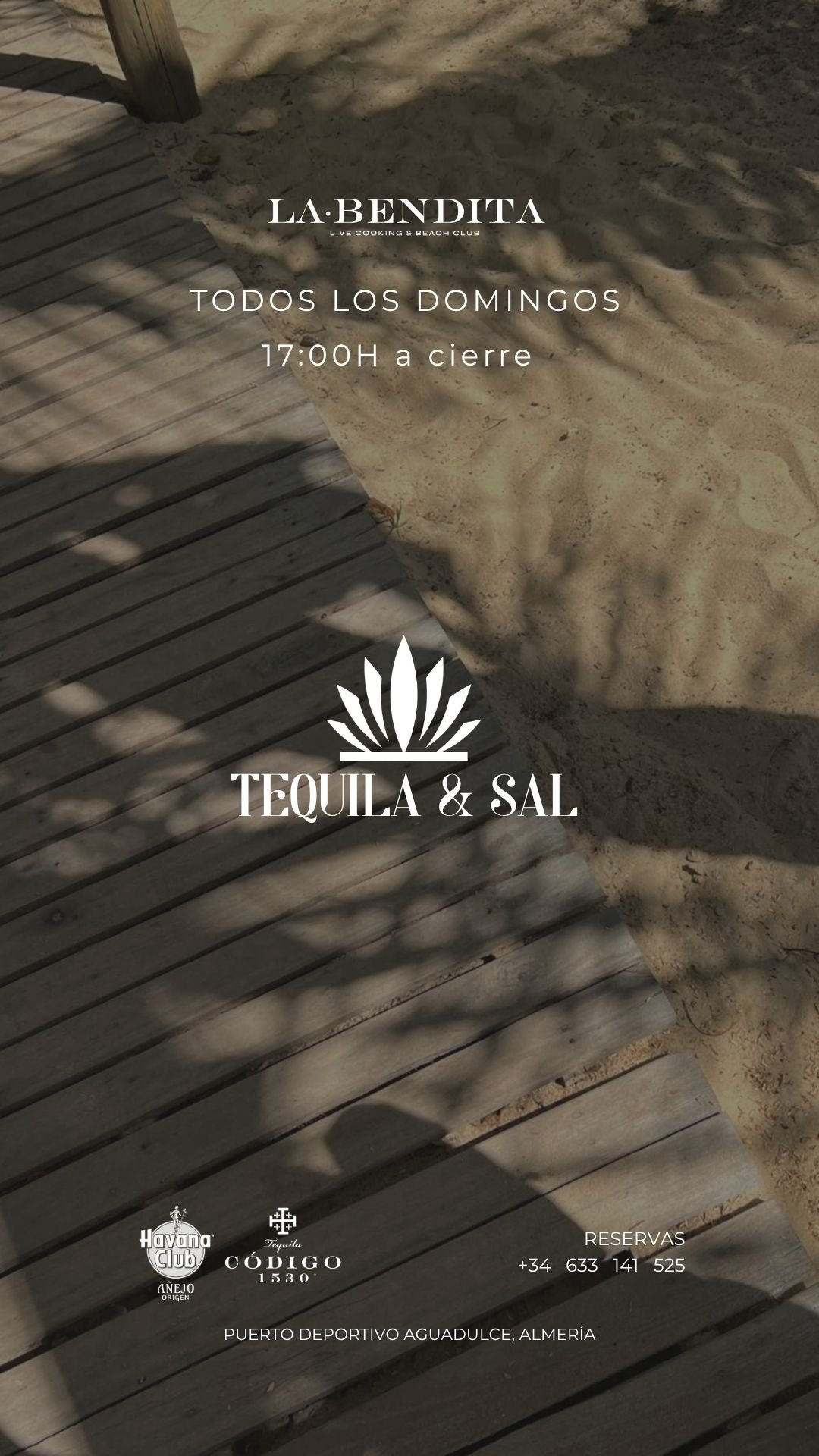 Cartel de TEQUILA Y SAL