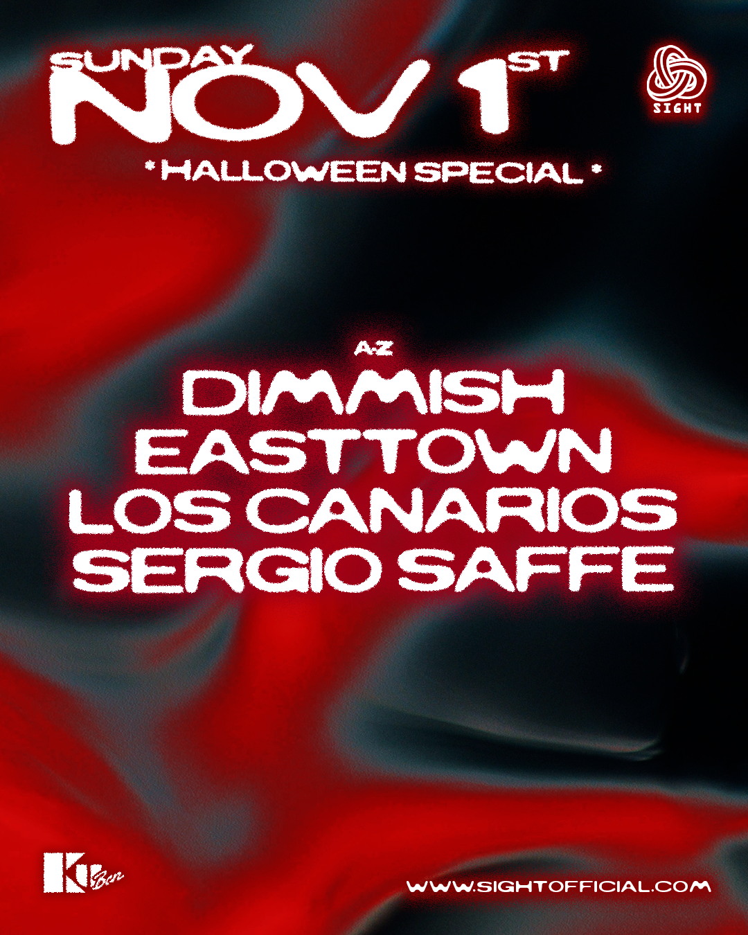 SIGHT pres. Dimmish, Easttown, Los Canarios, Sergio Saffe