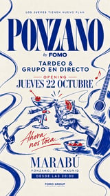 Cartel de Afterwork Ponzano