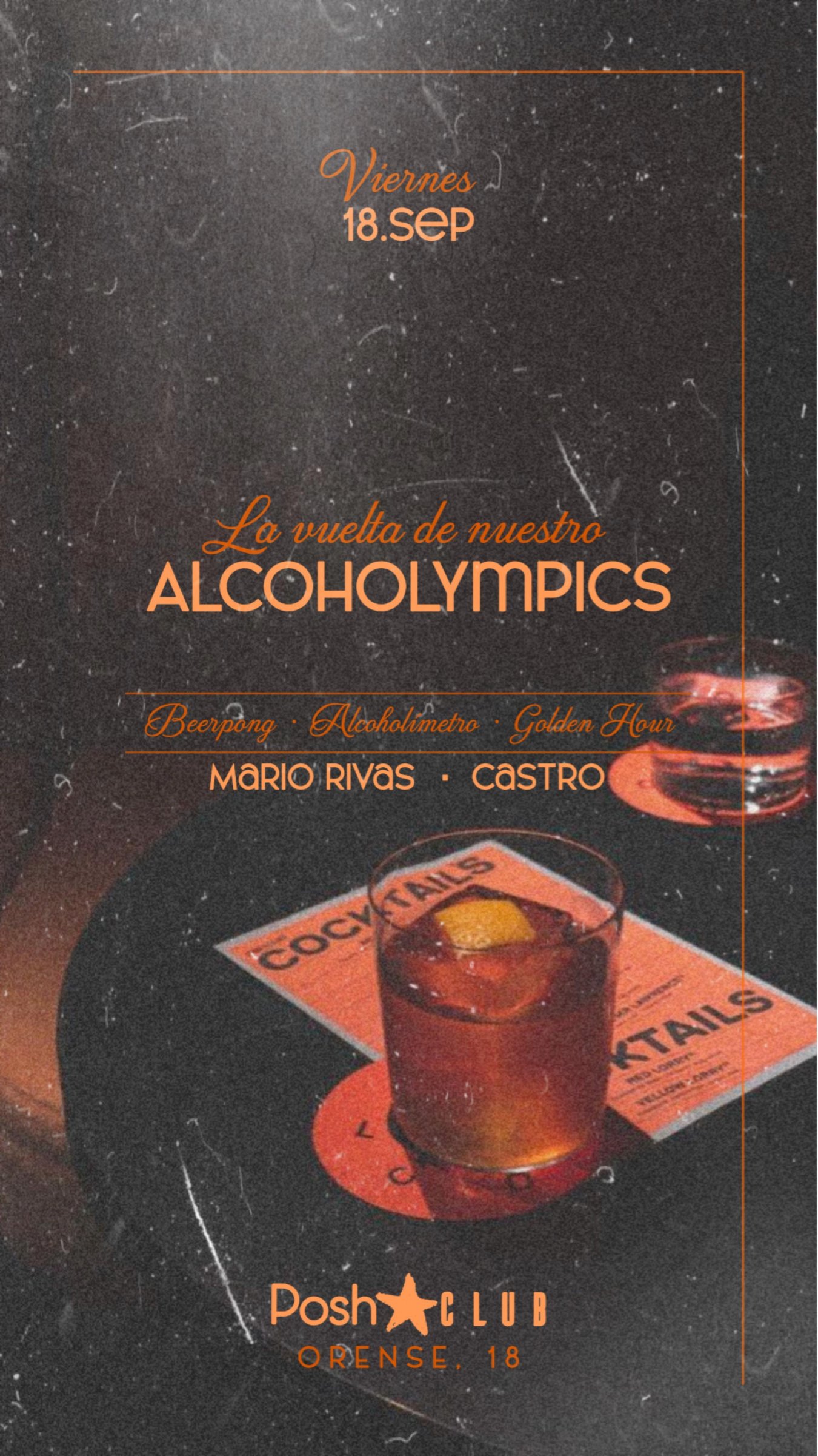 Alcoholympics Viernes Posh ⭐️