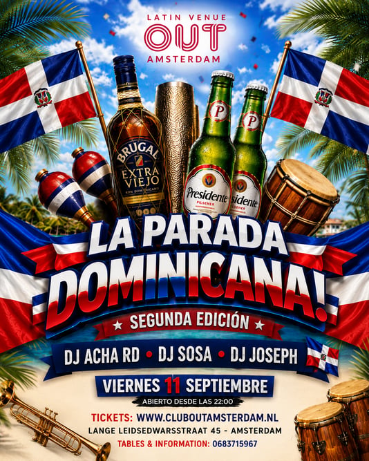 La Parada Dominicana in Out, Amsterdam