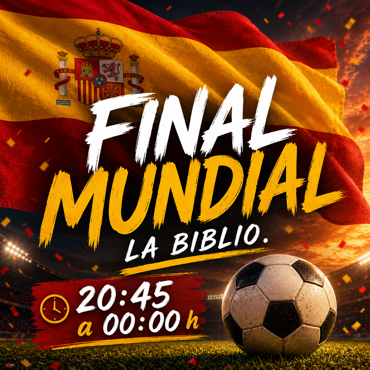 DOMINGO - FINAL MUNDIAL