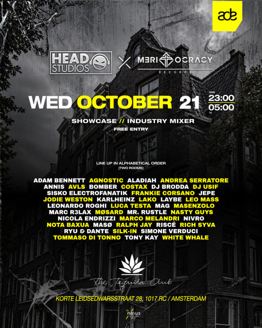 Head Studios x Meritocrazy Records ADE